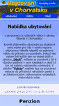 Mobile Screenshot of chorvatsko-penziony.cz