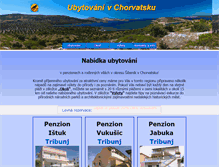 Tablet Screenshot of chorvatsko-penziony.cz